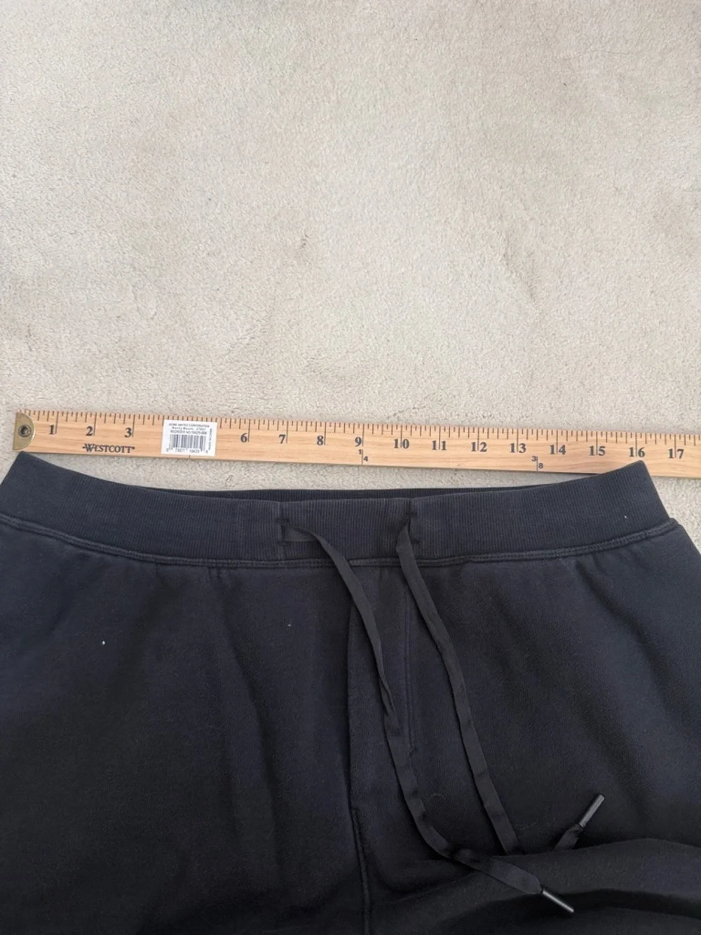 Lululemon Men’s Black Steady State Classic Fit Sweatpants Pants Size Large